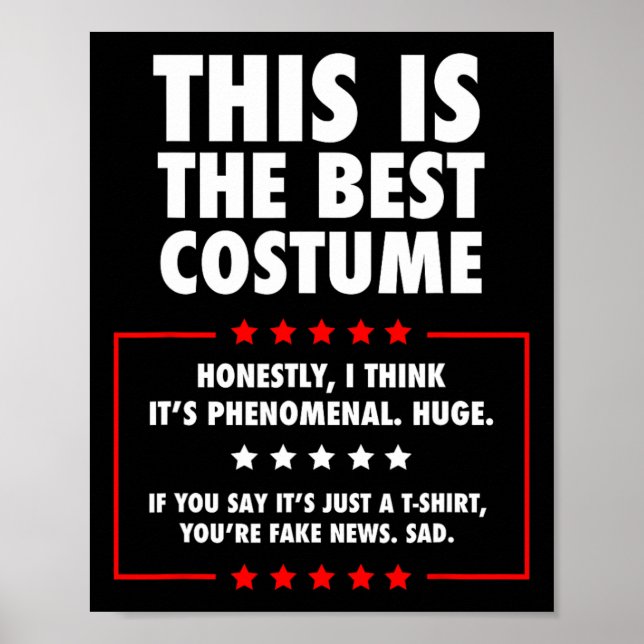 Póster Disfraz de Trump Halloween (Frente)