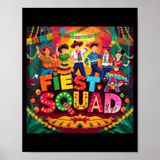 Póster disfraz del 5 de mayo pancho fiesta squad hombre d