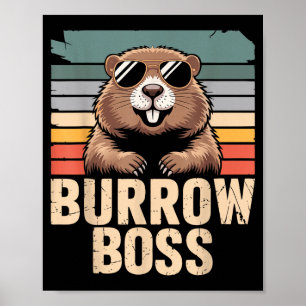 Póster Disfraz del Día de la Marmota de Punxy Phils 2 de