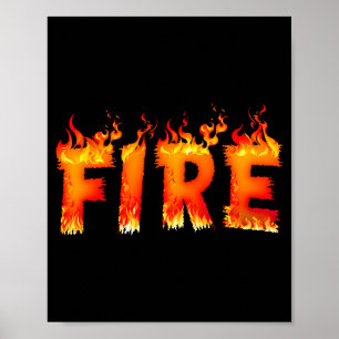 Póster Disfraz Divertido de Fuego y Hielo Halloween 2024