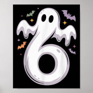 Póster Disfraz divertido de Halloween con meme de 6 fanta