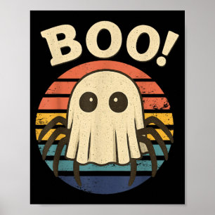Póster Disfraz Divertido de Halloween de Fantasma Araña R