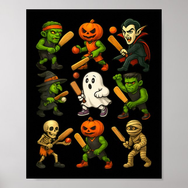 Póster Disfraz espeluznante de grillo de Halloween fantas (Frente)