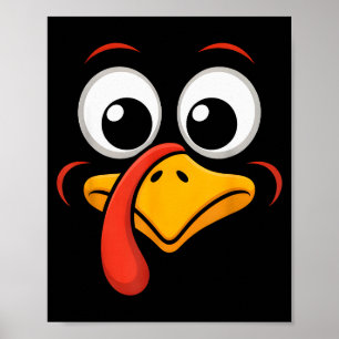 Póster Disfraz Familiar de Pavo de Acción de Gracias G