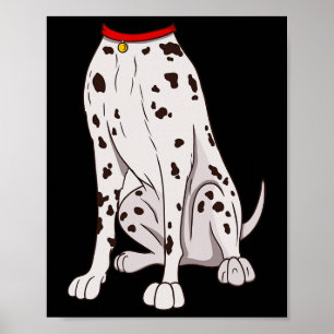 Póster Disfraz gracioso para la cosplay animal de perros