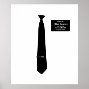 Póster Disfraz misionero de Romney