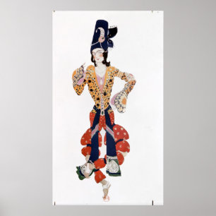 Póster Disfraz para Nijinsky en el ballet
