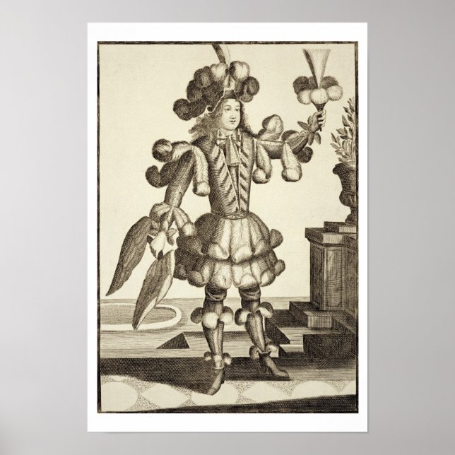 Póster Disfraz para un concesionario de plumas, pub de Ge (Frente)