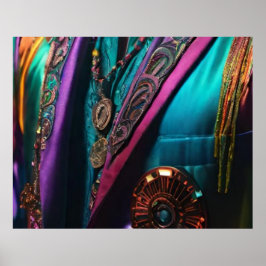 Póster Disfraz vibrante