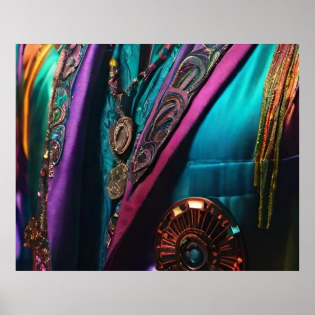 Póster Disfraz vibrante (Frente)