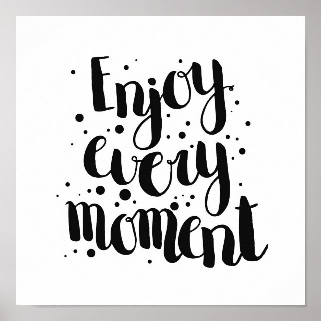 Póster Disfruta cada momento 2 (Frente)