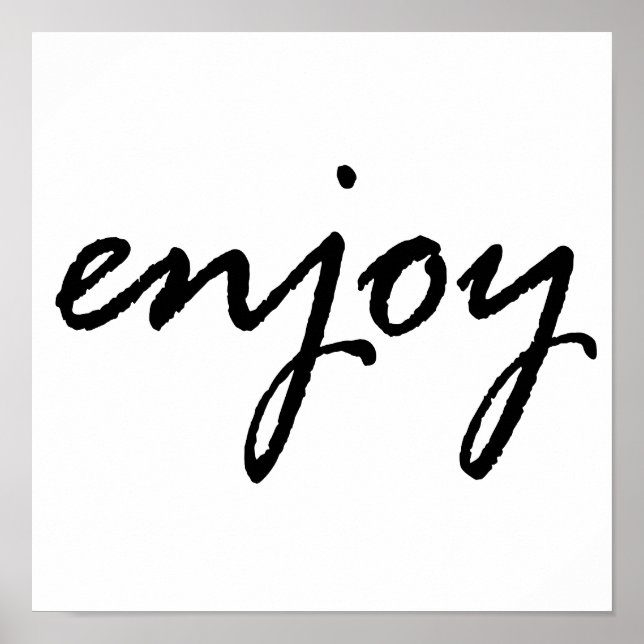 Póster Disfrutar (Frente)