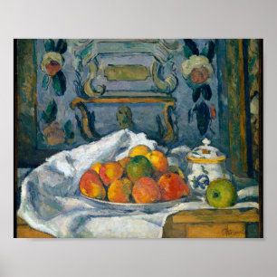 Póster Dish of Apples Paul Cezanne Famosa Visual Arts Pos