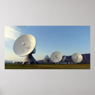 Póster Dish satelital