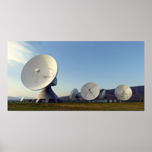 Póster Dish satelital (Frente)