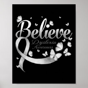 Póster Dislexia Sensibilización Mariposa