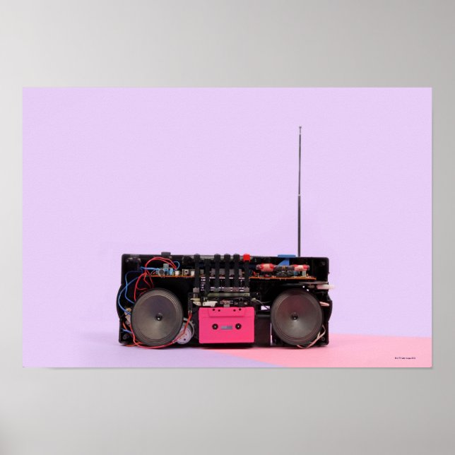 Póster Dismantled Portable Stereo (Frente)