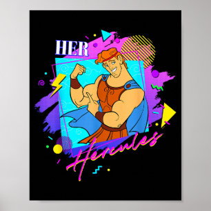 Póster Disney Hércules San Valentín Parejas Coincidentes
