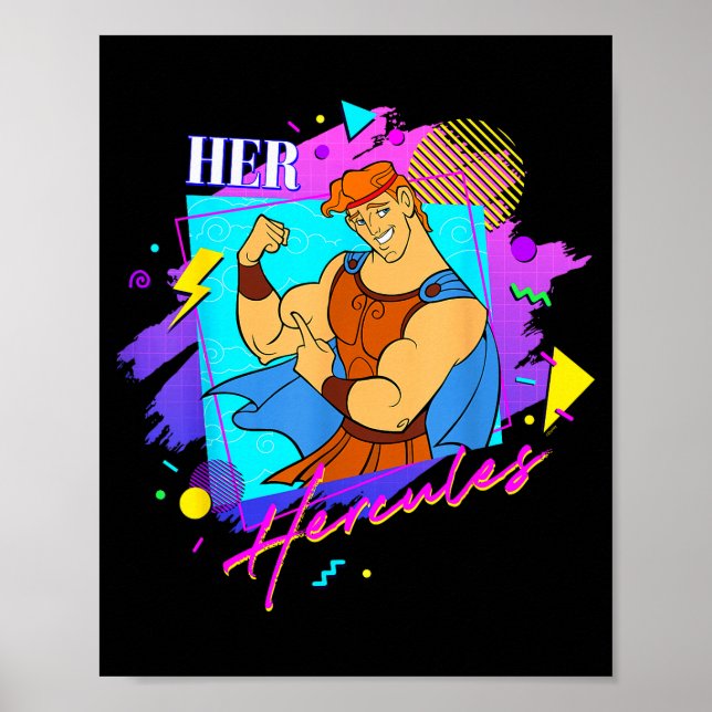Póster Disney Hércules San Valentín Parejas Coincidentes  (Frente)