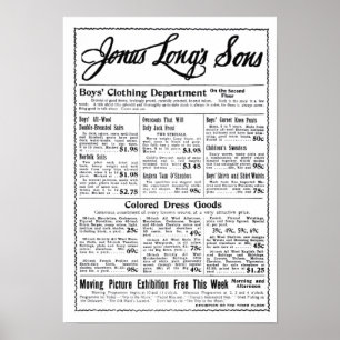 Póster "Dispare al poster 1902 del anuncio de la película