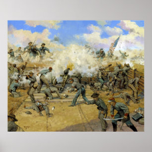 Póster Disparen y sean damnificados por Keith Rocco Fort 