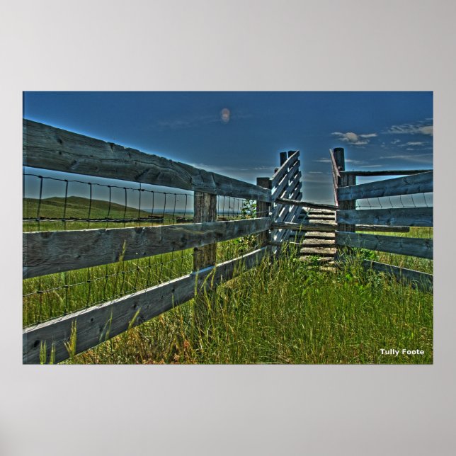 Póster Disparo de ganado Oído Crag (Frente)