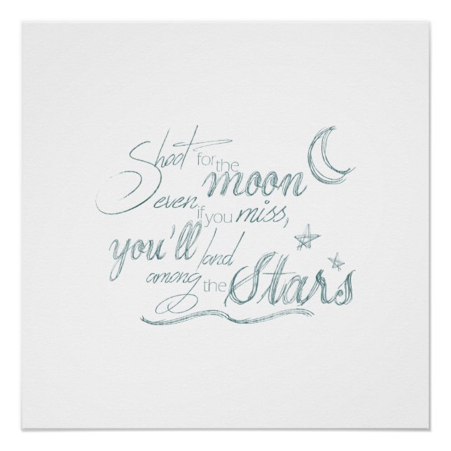 Póster Disparo Por La Luna (Anverso)