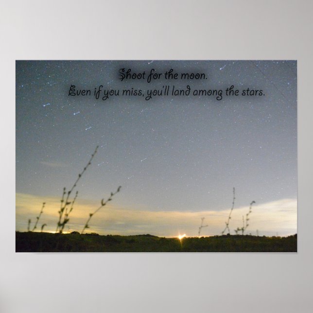 Póster Disparo por las estrellas (Frente)