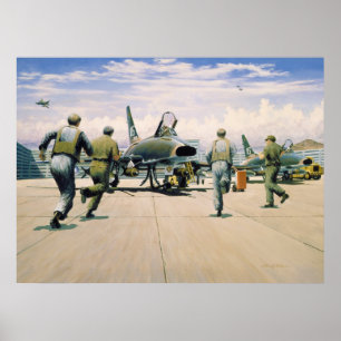 Póster Disputa en Phan Rang por William S. Phillips