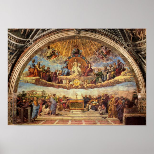 Póster Disputación de la Eucaristía (Frente)