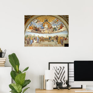 Póster Disputación del Santo Sacramento, Rafael Sanzio