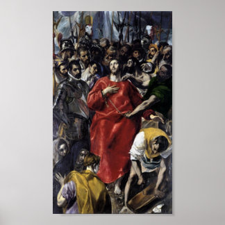 Póster Disrobing of Christ Vintage Art Print