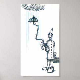 Póster Distancia segura