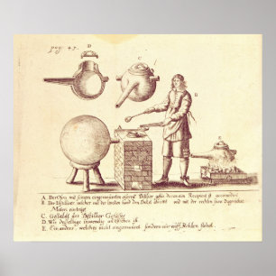 Póster Distilling Equipment