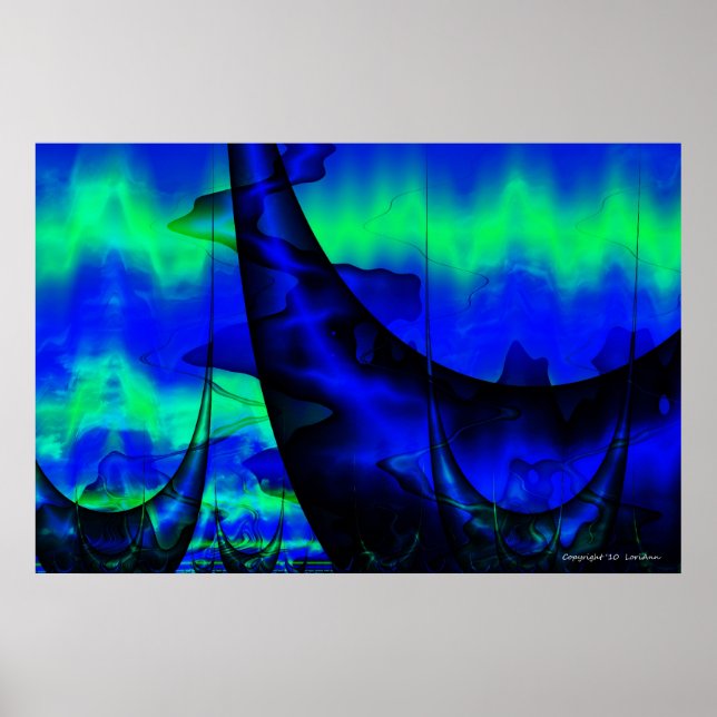 Póster Distorsión acuática (Frente)