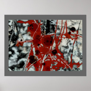 Póster Distorsión armónica - Poster abstracto