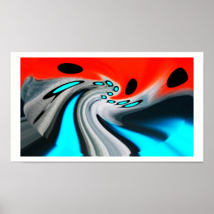 Póster Distorsión cósmica