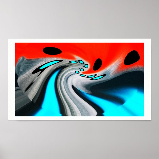 Póster Distorsión cósmica (Frente)