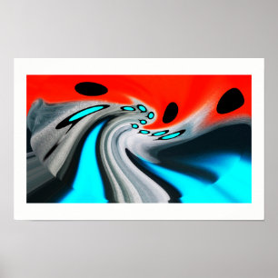 Póster Distorsión cósmica