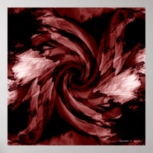 Póster Distorsiones nubladas 3