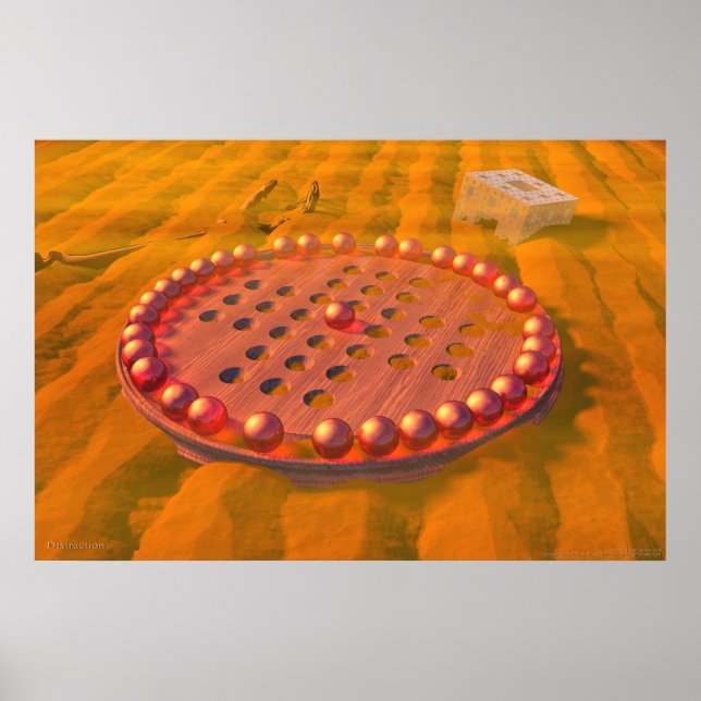 Póster Distracción (Frente)