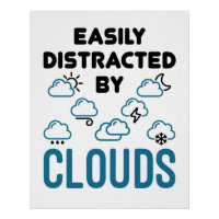 Distracción fácil por meteorología de nube