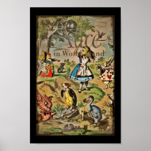 Póster Distressed Alice and Friends Cover