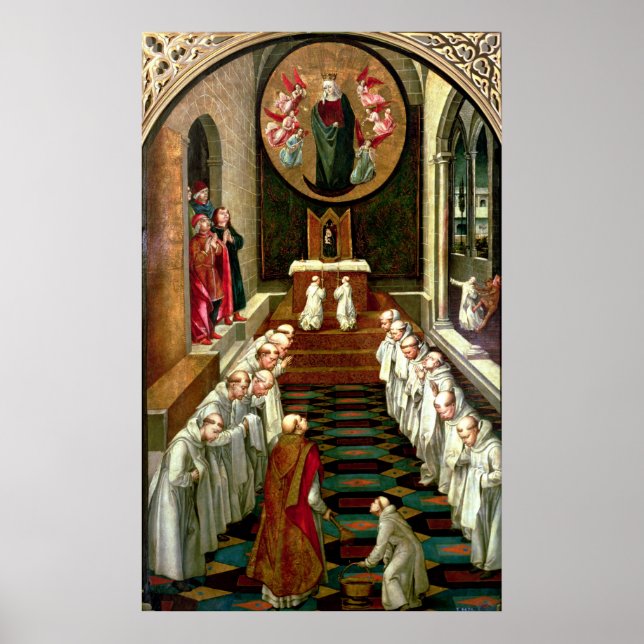 Póster Distribución de la Virgen a una comunidad (Frente)