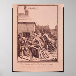 Póster Distribución de pan en el Louvre