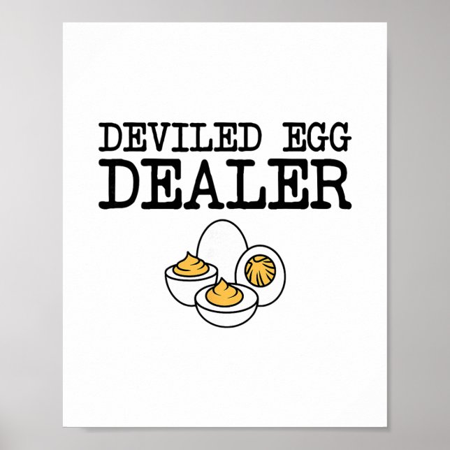 Póster Distribuidor de huevos endiablados Divertido Potlu (Frente)