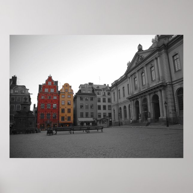 Póster Distrito de Estocolmo (Frente)