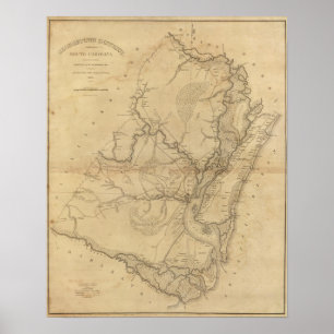 Póster Distrito de Georgetown, Carolina del Sur