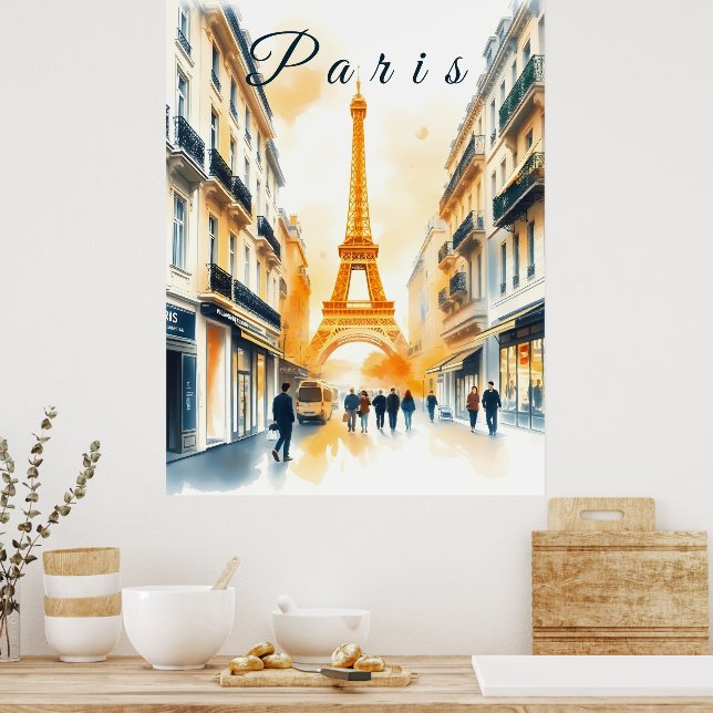 Póster Distrito de París (Cocina)