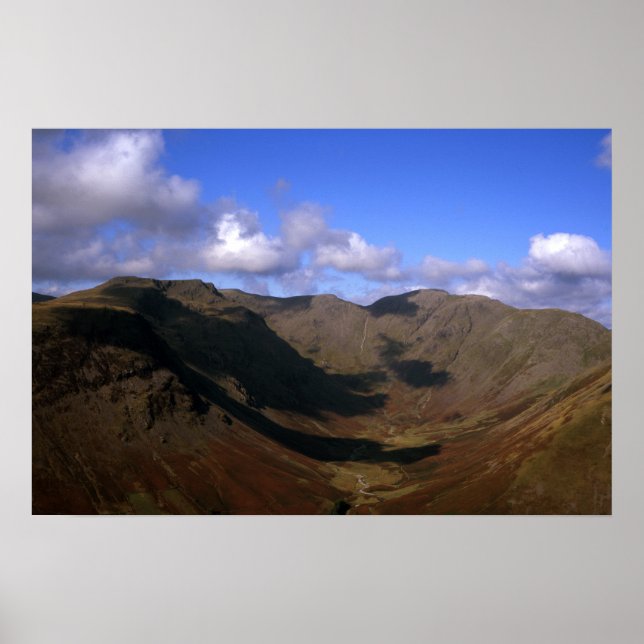 Póster Distrito de Pillar y Kirk Fell Wasdale Lake (Frente)